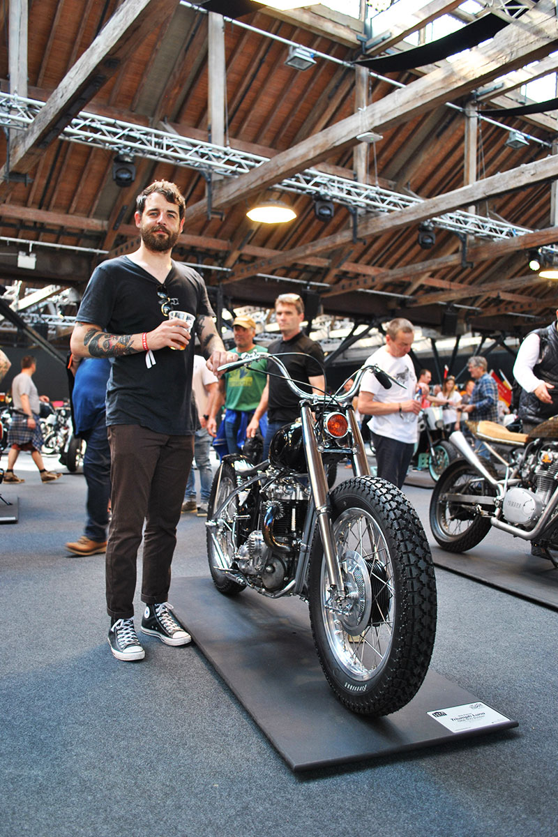 Triumph Daytona 500 british bobber
