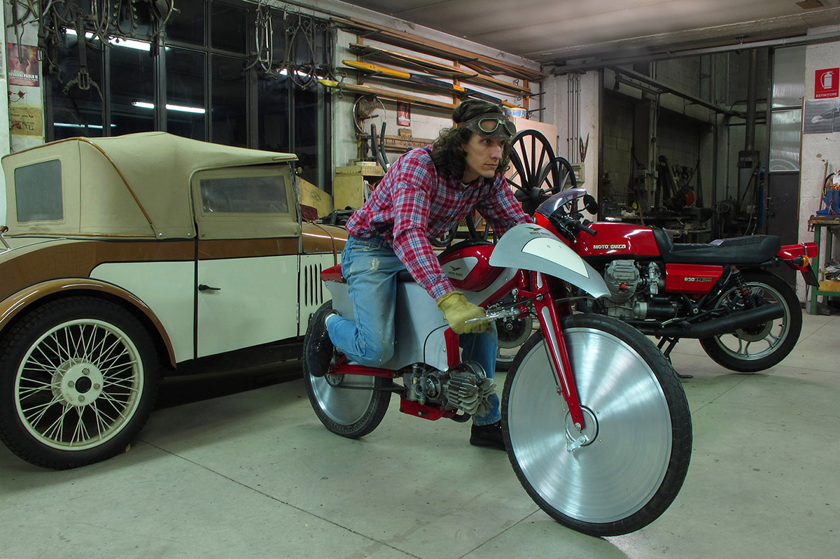 Guzzino da record café racer style