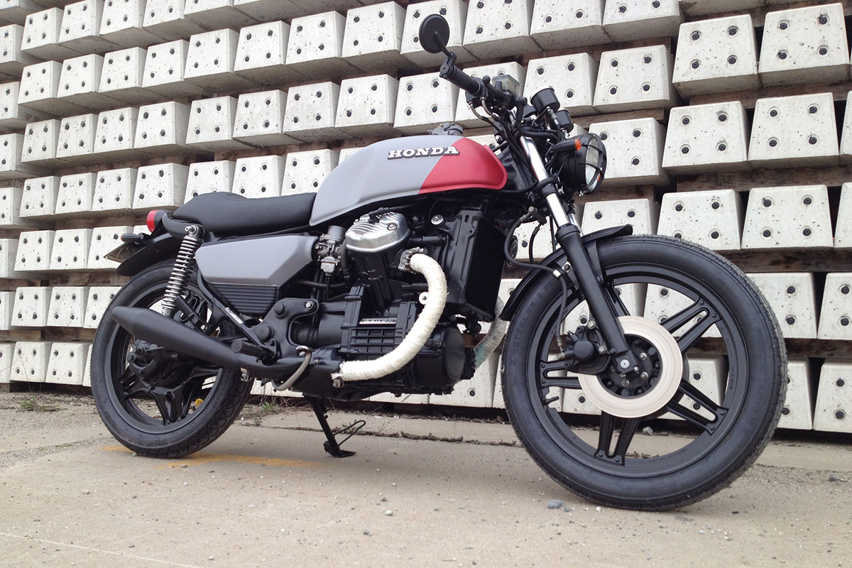 Honda CX500 brat style