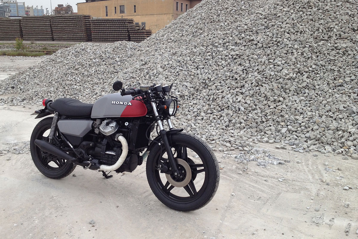 Honda CX500 brat style