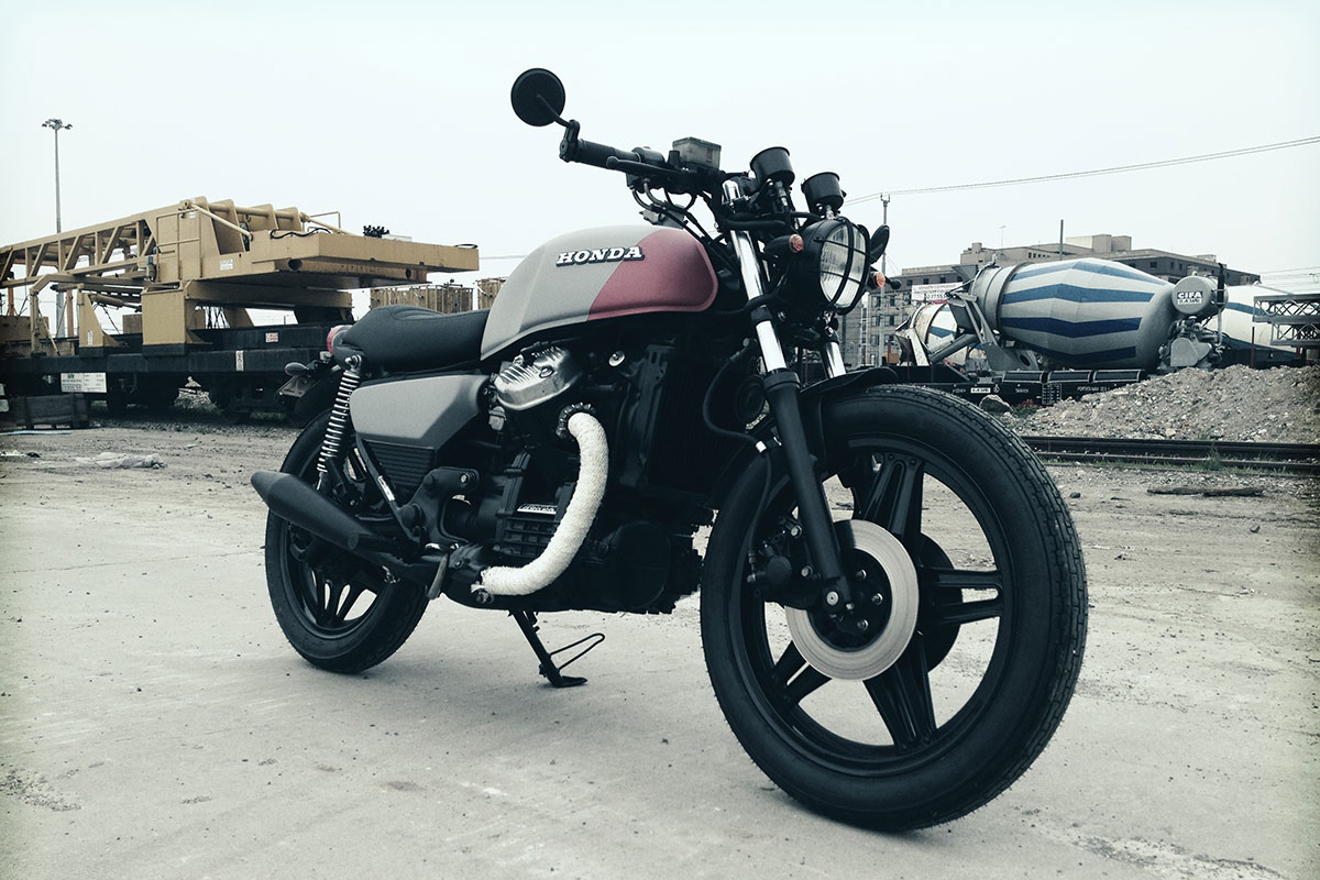 Honda CX500 brat style