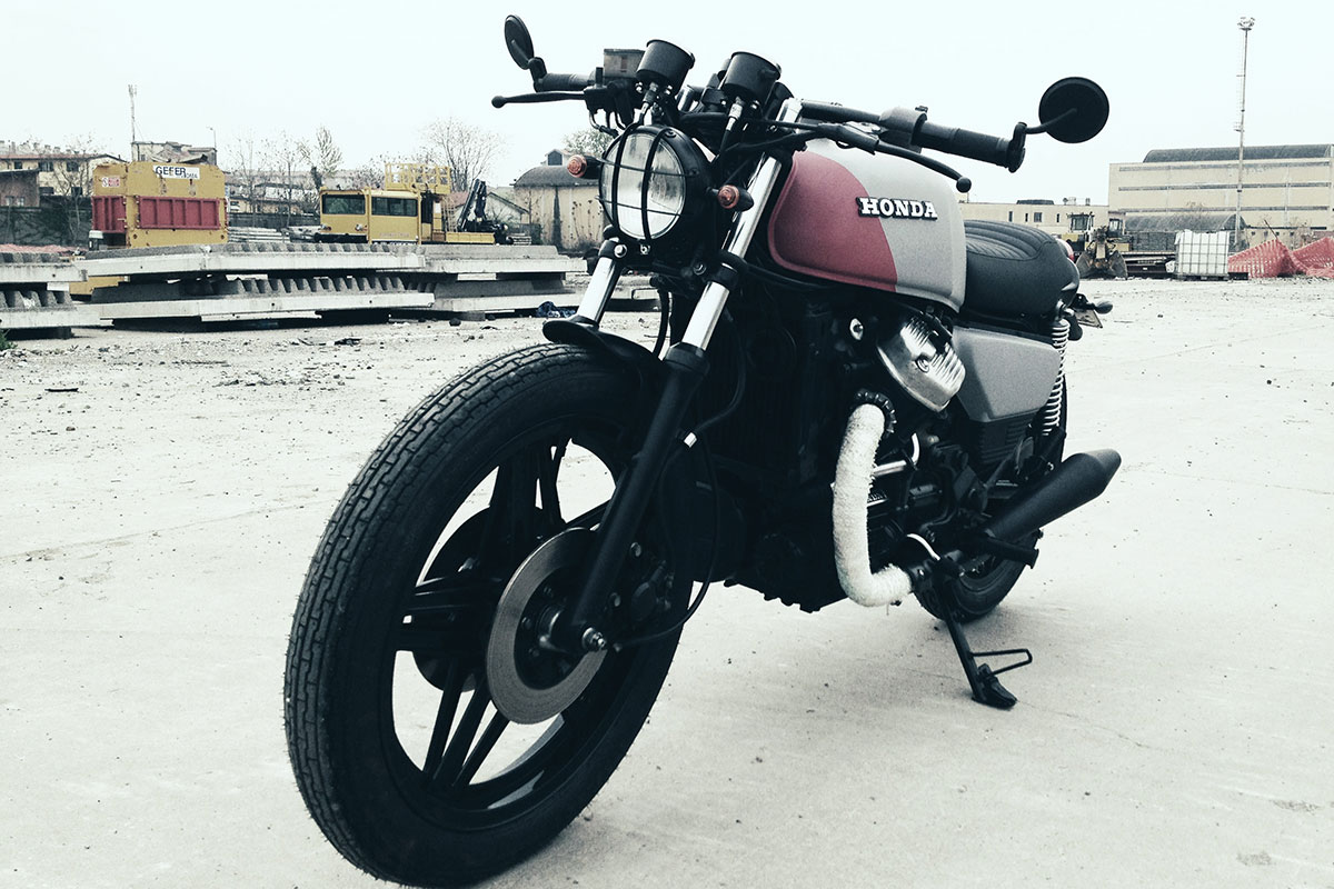 Honda CX500 brat style