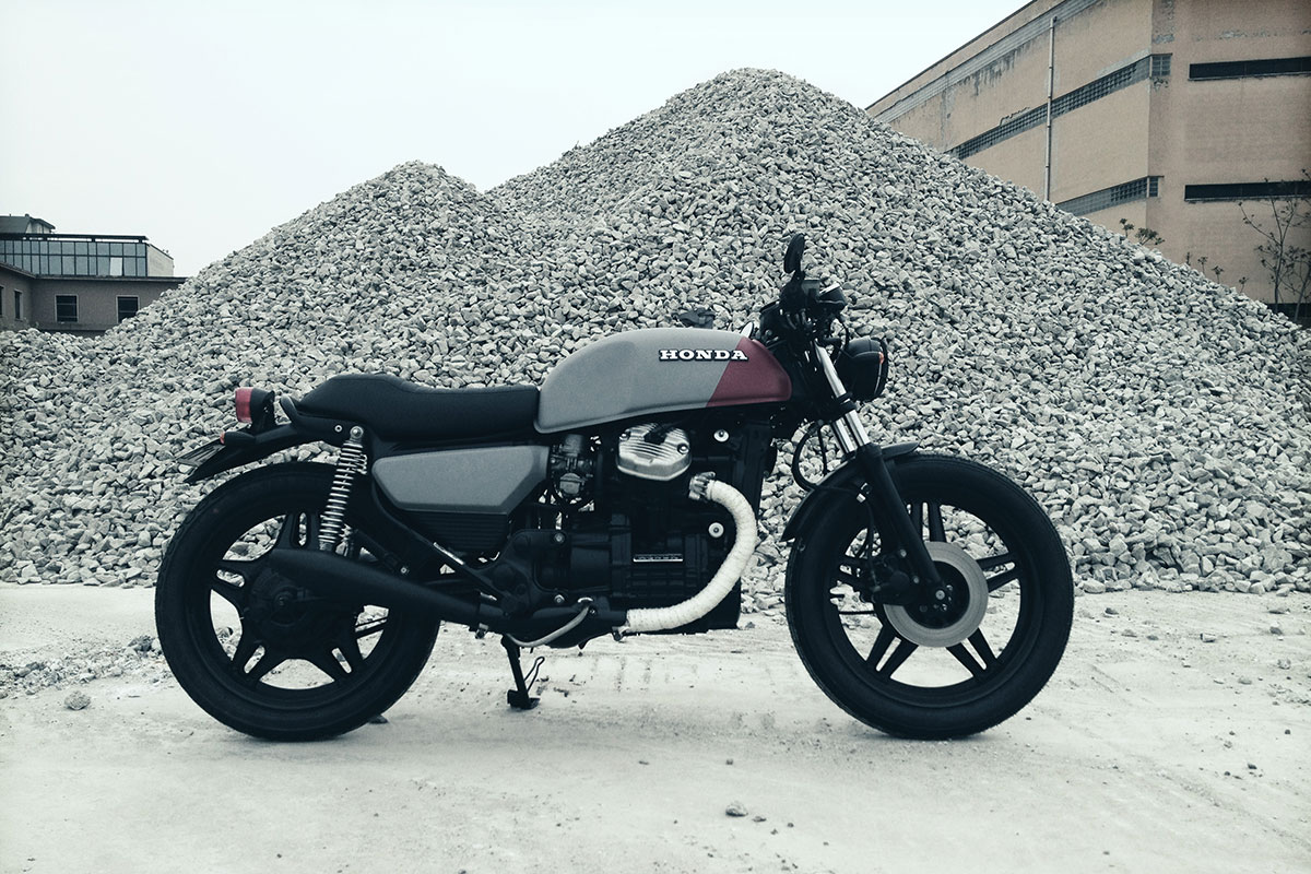 Honda CX500 brat style