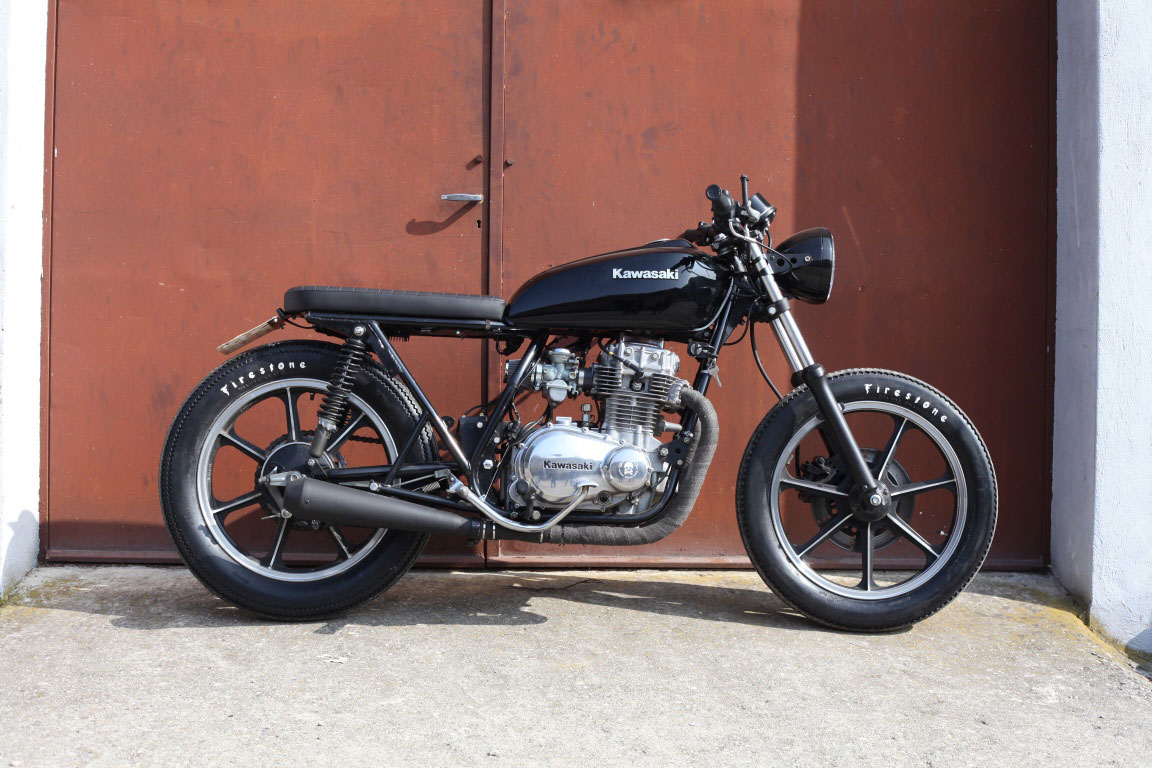 Kawasaki KZ400 brat style