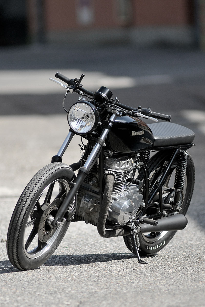 Kawasaki KZ400 brat style
