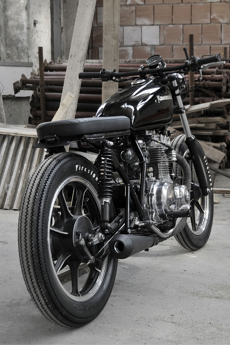 Kawasaki KZ400 brat style