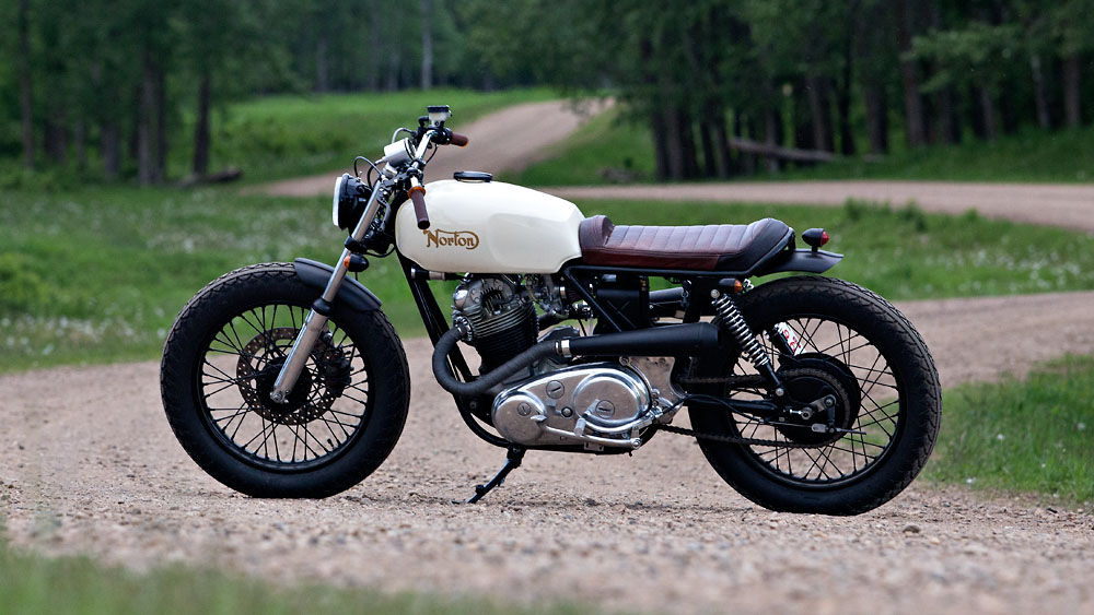 norton commando brat style