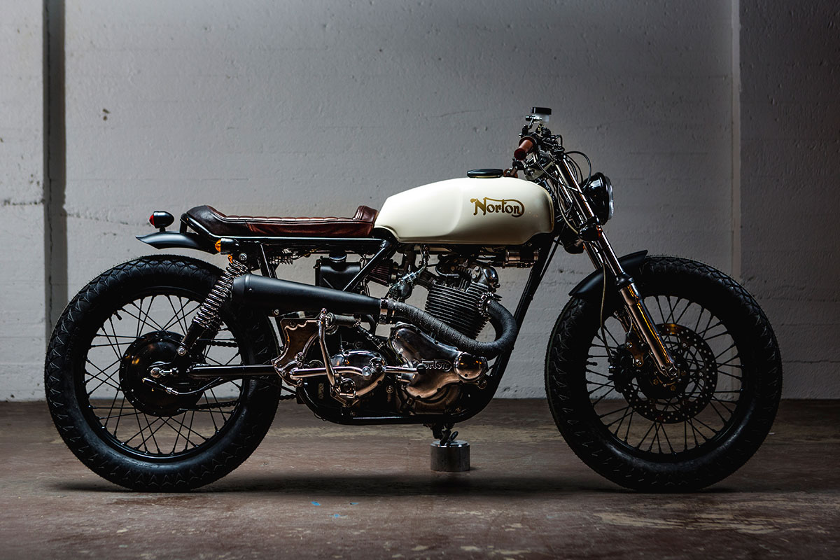 norton commando brat style