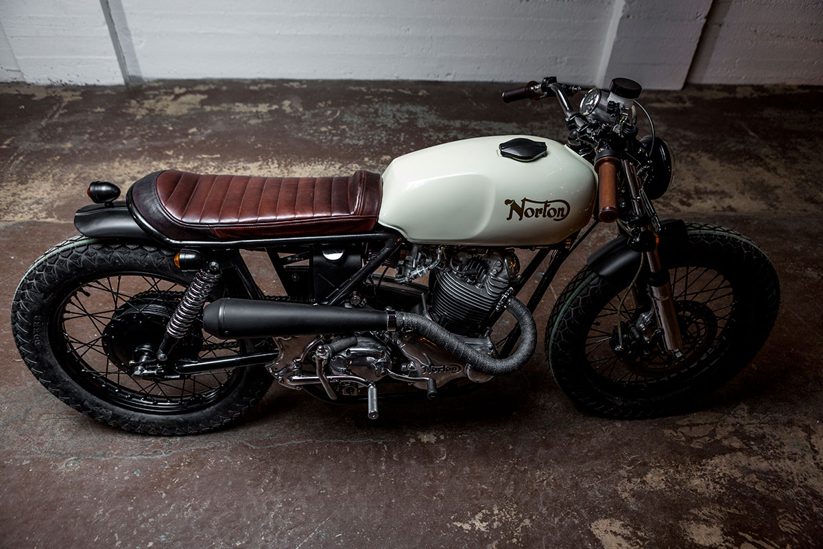 sella in pelle norton commando