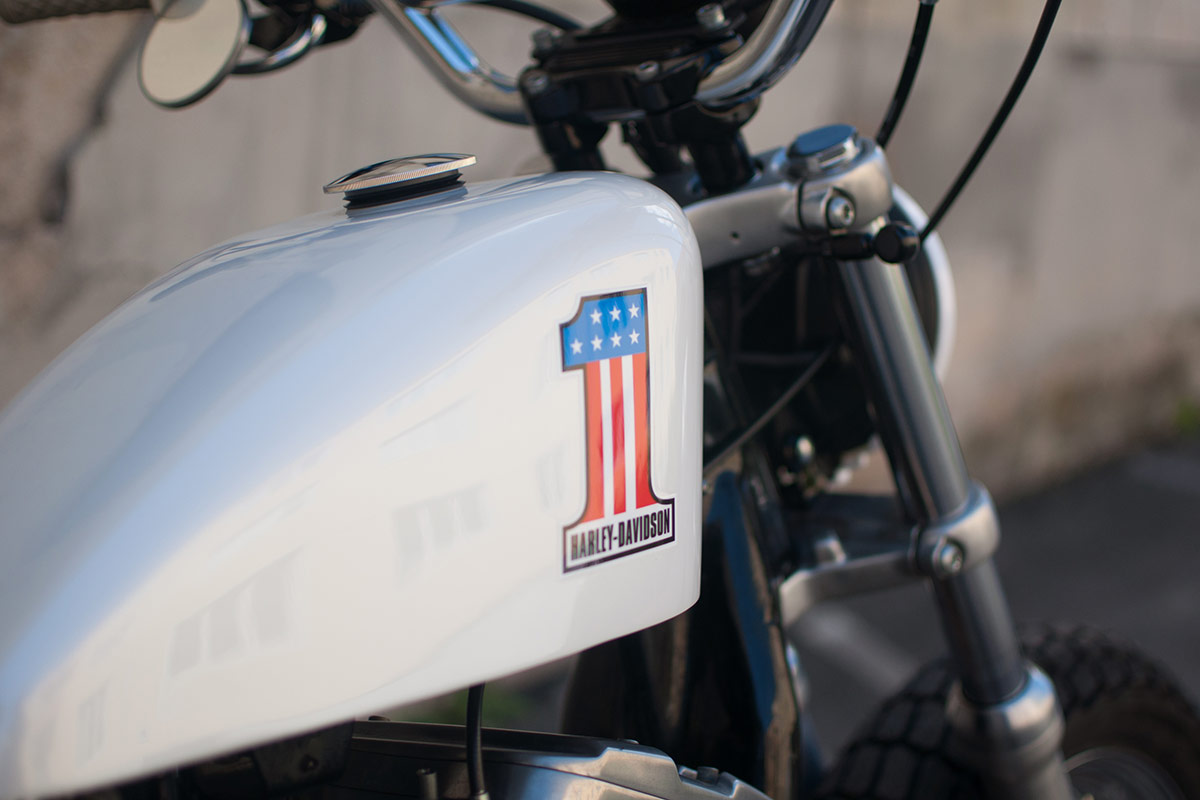Serbatoio Harley-Davidson Sportster flat tracker