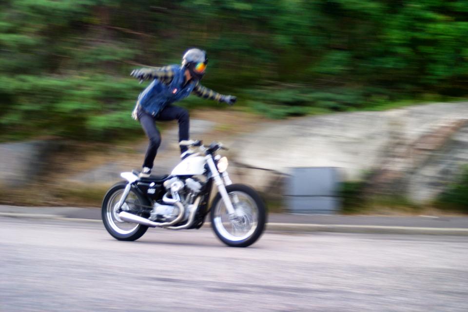 Harley-Davidson Sportster flat tracker stuntman
