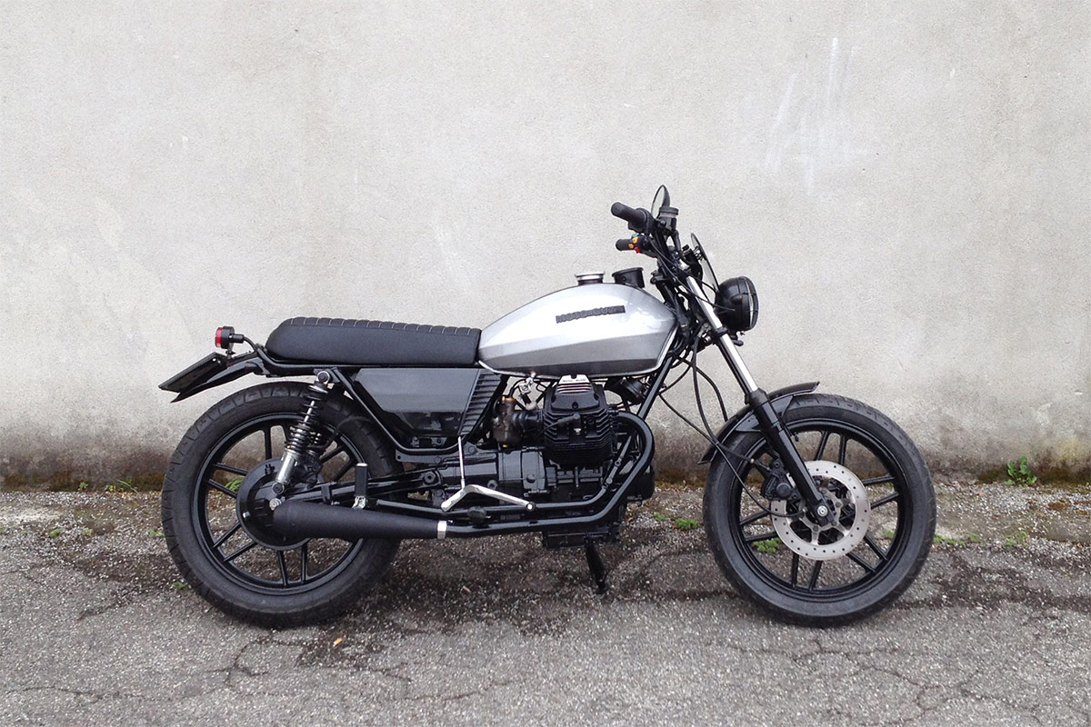 Moto Guzzi V50 brat tracker