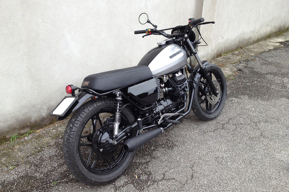 Moto Guzzi V50 brat tracker