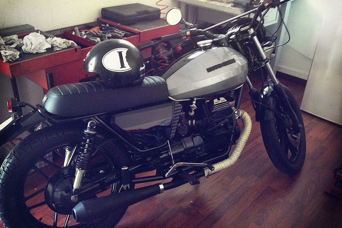 Moto Guzzi V50 modificato