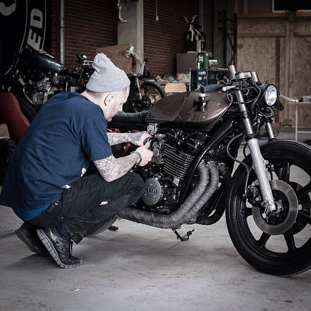 Yamaha XS 750 brat café racer Yamaha XS 750 brat café racer