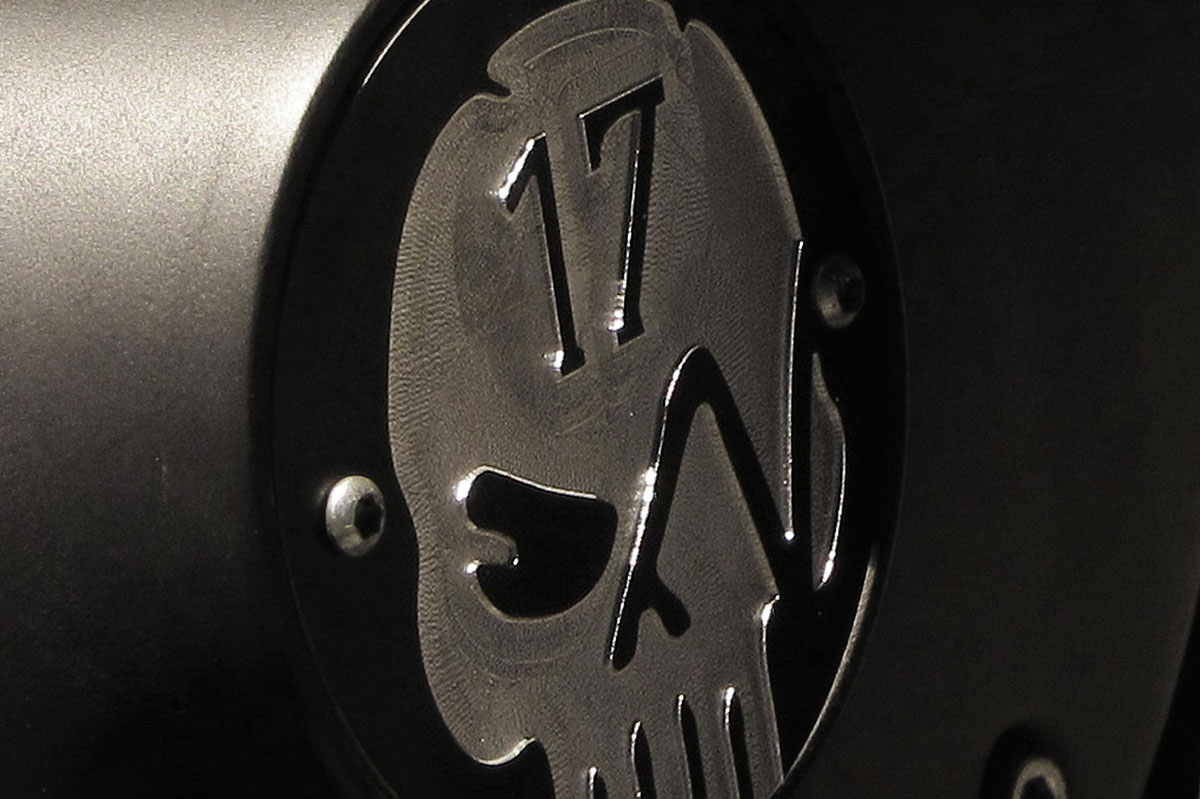 Cover ispezione Last Breyt skull Harley-Davidson Sportster