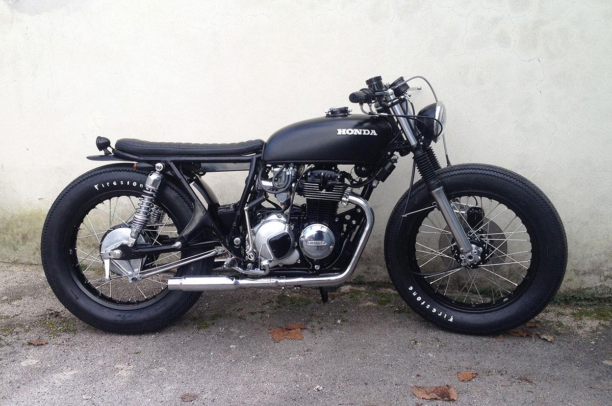 honda CB400 brat style