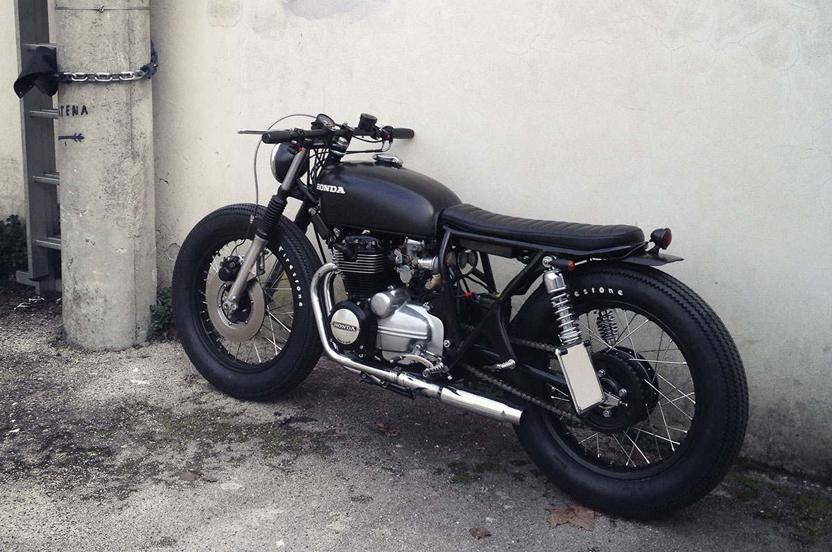 honda CB400 brat style