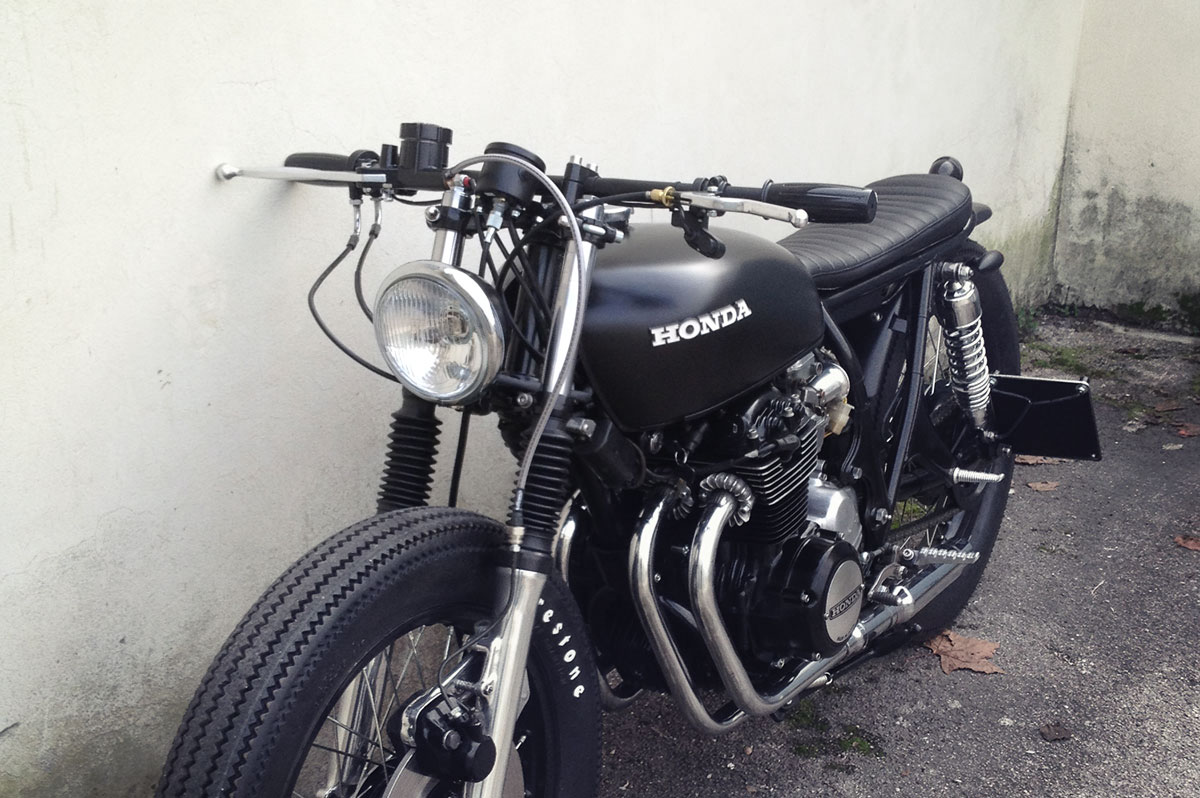 honda CB400 brat style