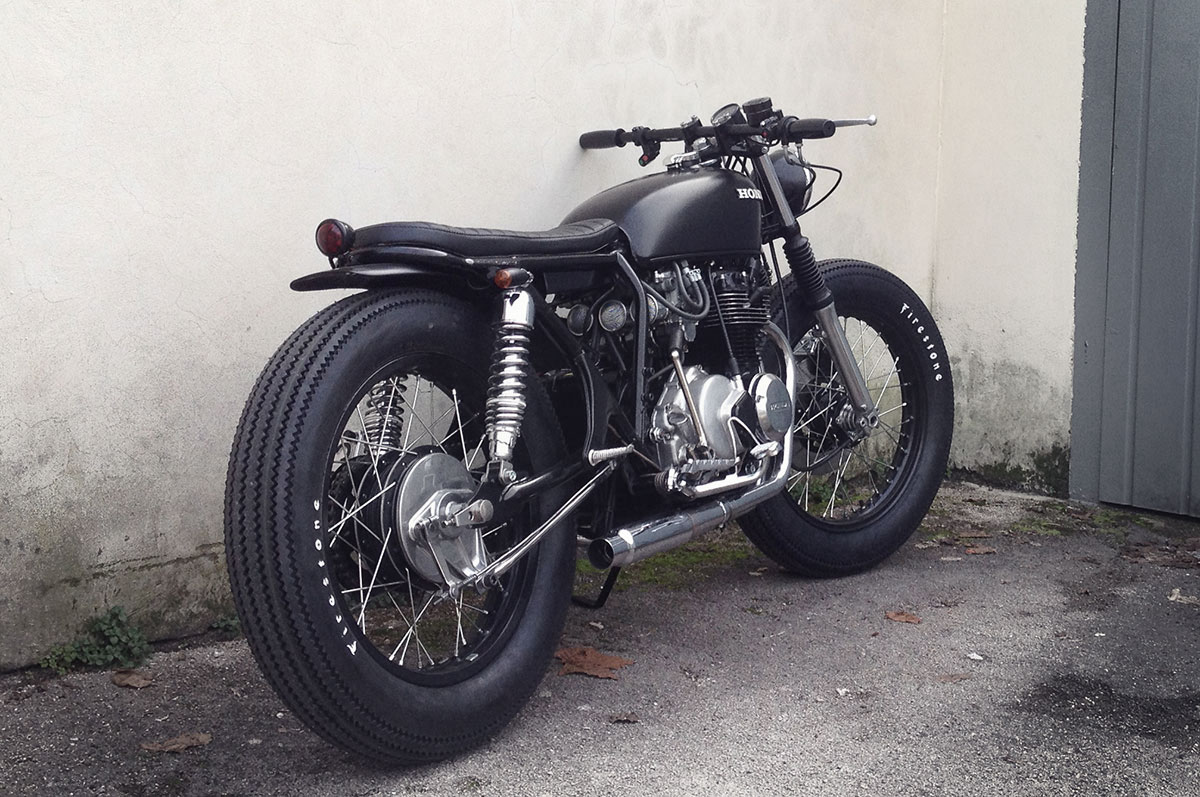 firestone champion CB400 brat style