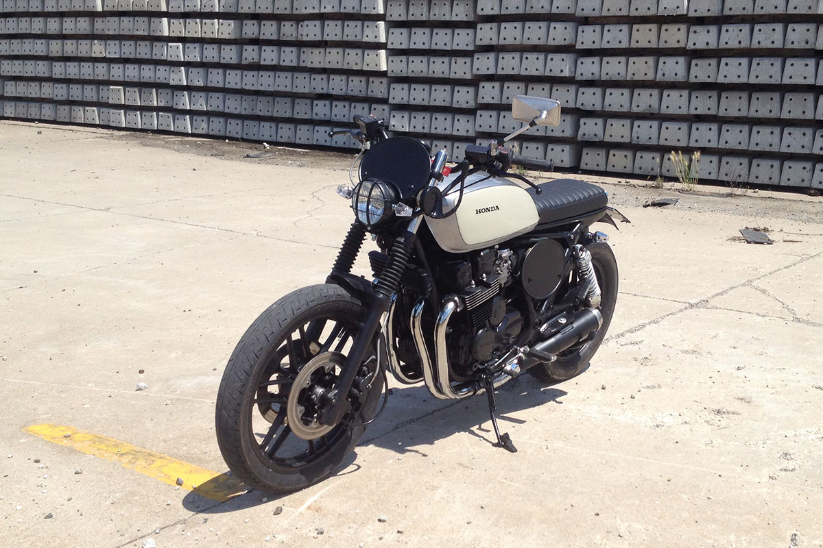 Honda CB650 Nighthawk brat style