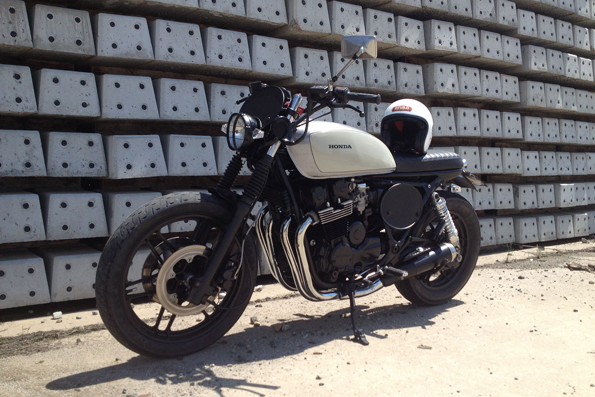 Honda CB650 Nighthawk brat style