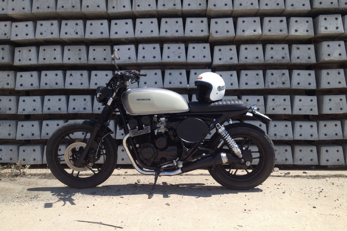 Honda CB650 Nighthawk brat style