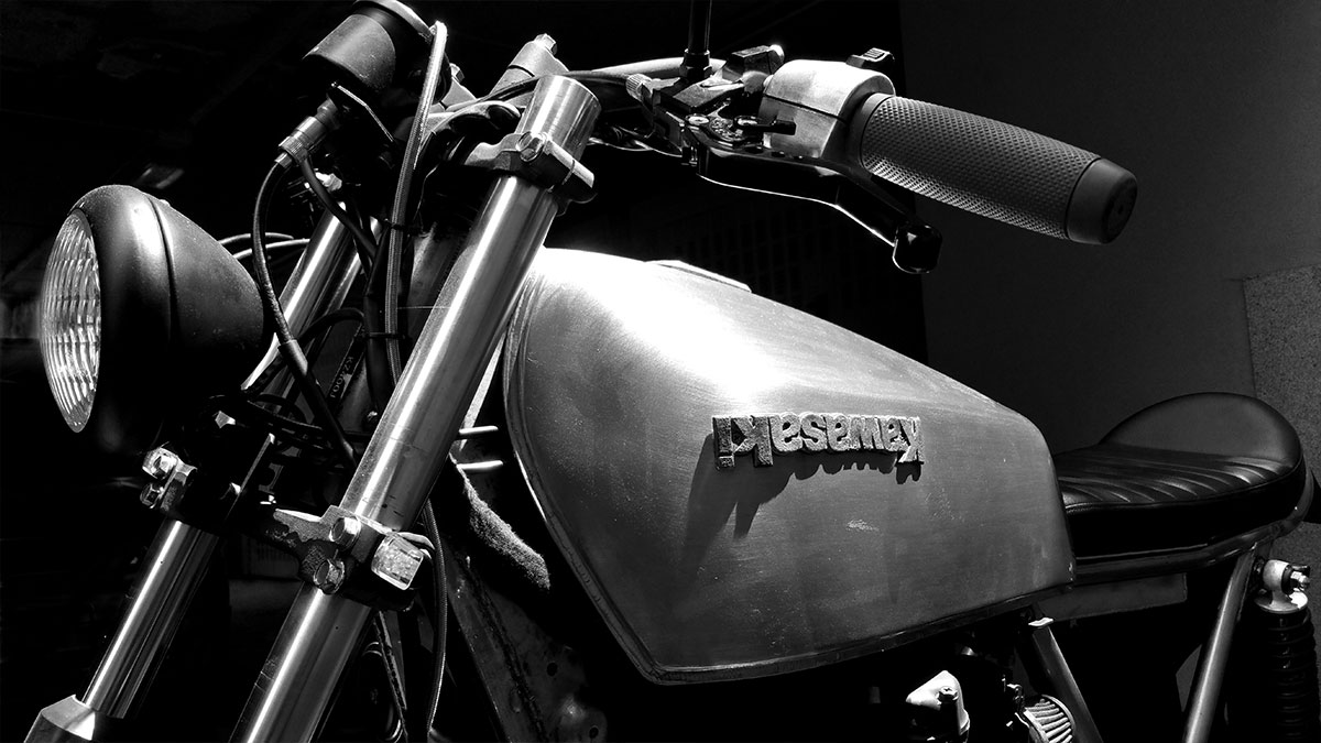 manopole Biltwell kawasaki z400