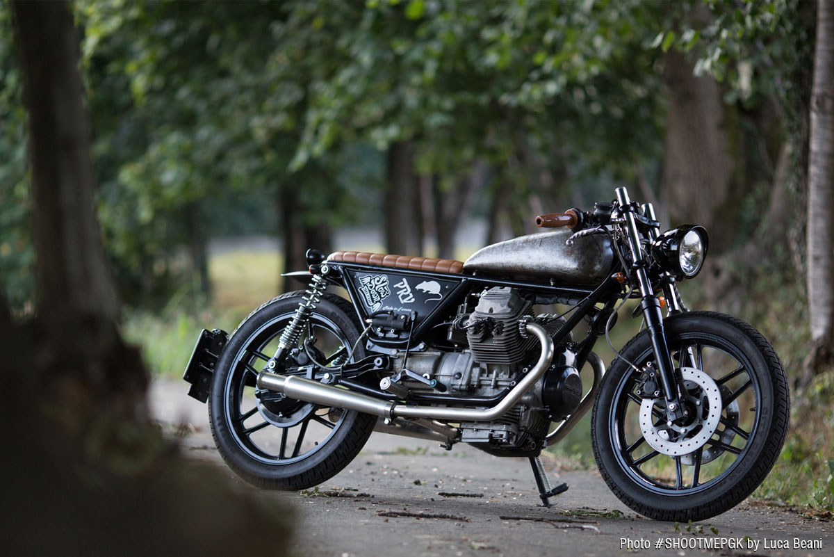 Moto Guzzi V35 brat café racer
