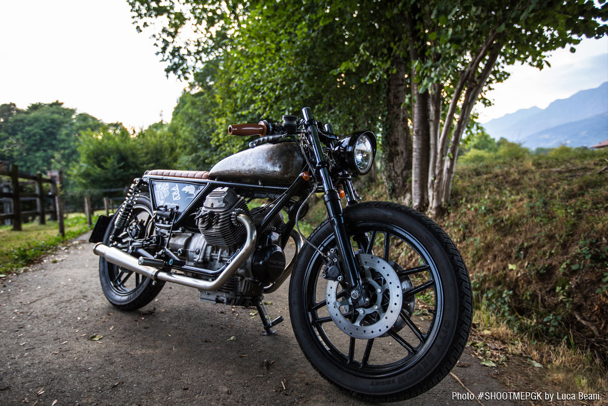 Moto Guzzi brat café racer
