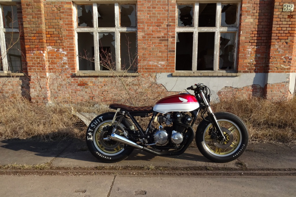 honda CB750 brat style