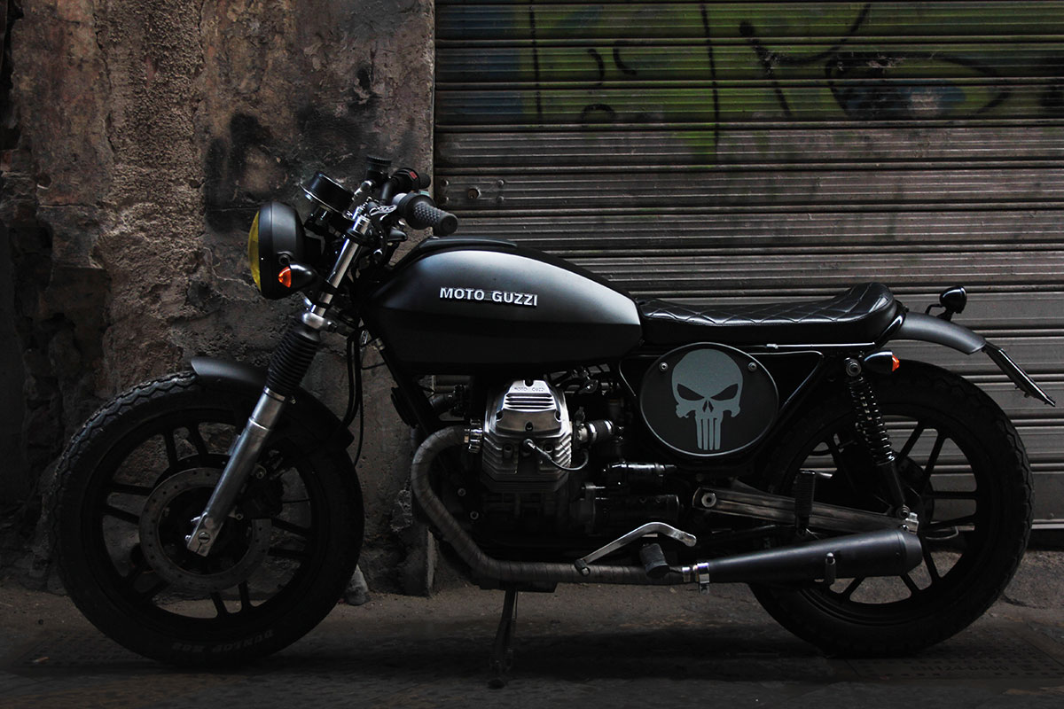 Moto Guzzi V50 brat style