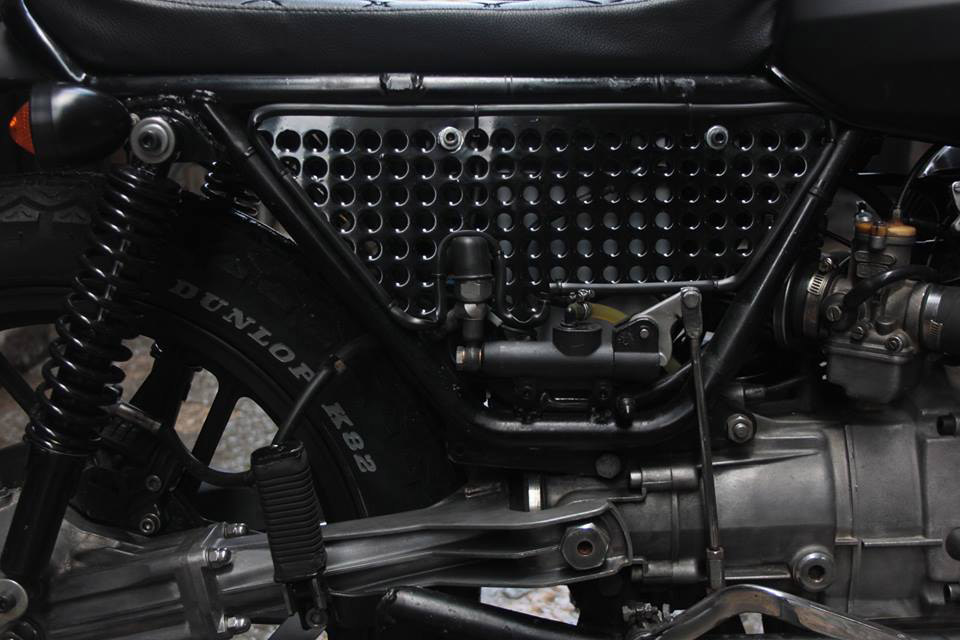 fianchetto Moto Guzzi V50 brat style