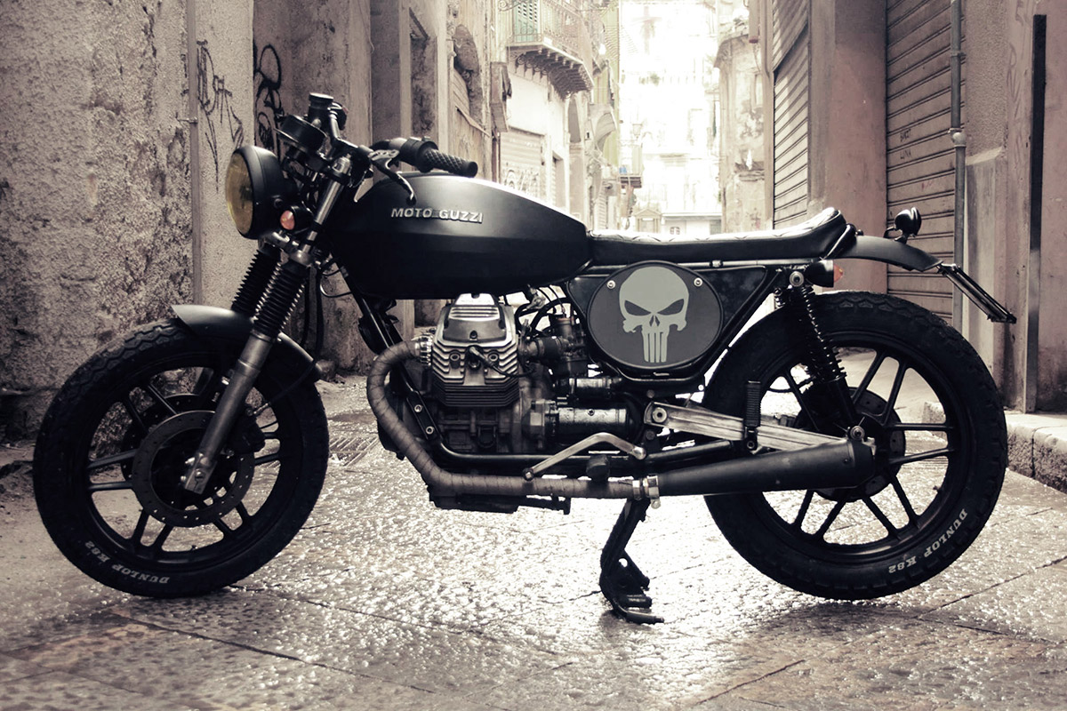 Sella brat style moto guzzi