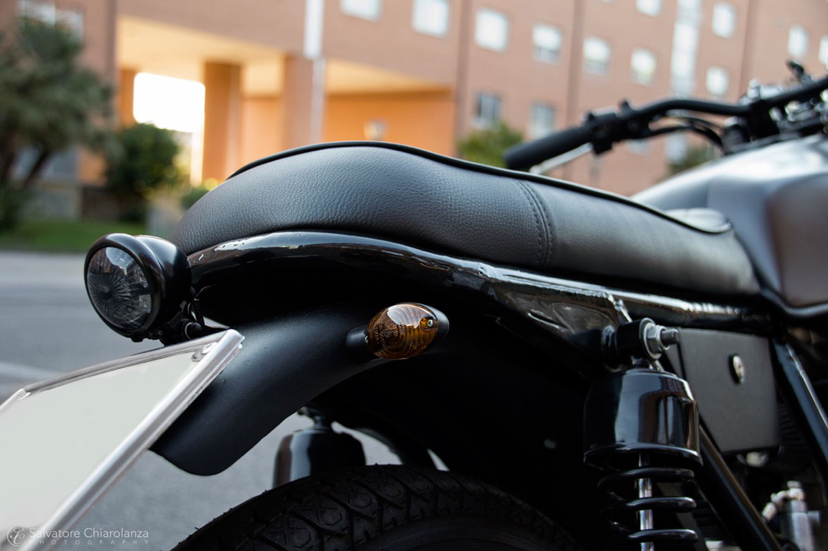 telaio accorciato raccordato kawasaki Z550