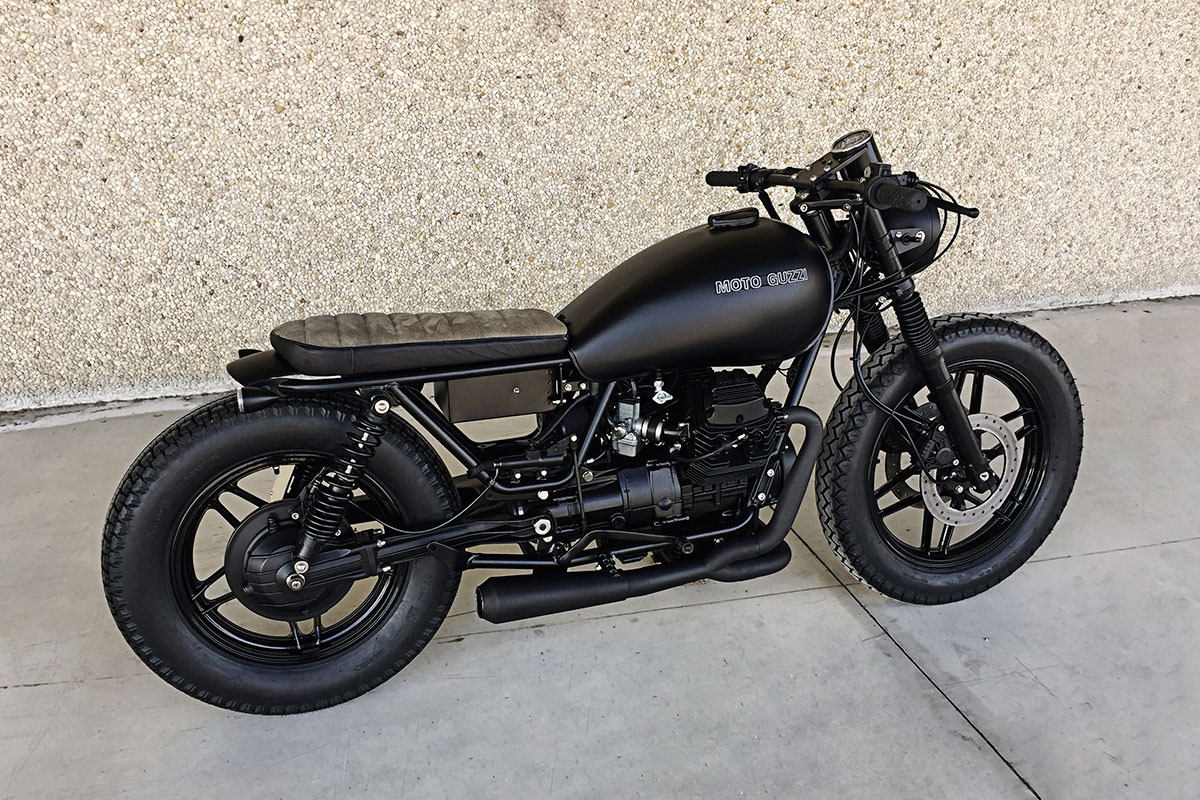 Moto Guzzi V35C brat style