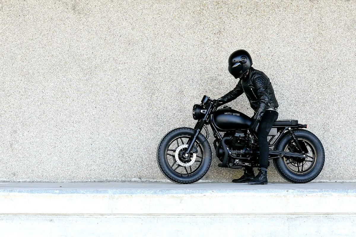 Moto Guzzi V35C brat style