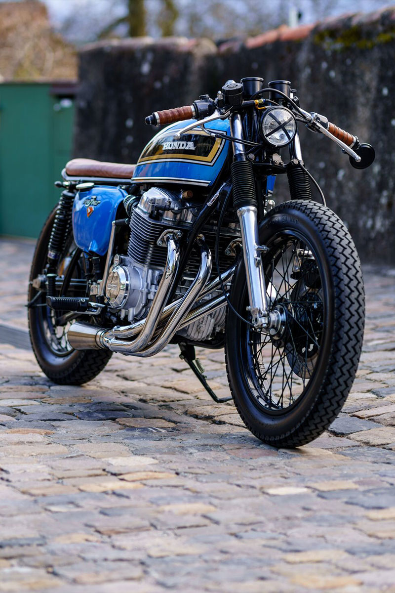 Faro anteriore da 10 cm bratstyle café racer