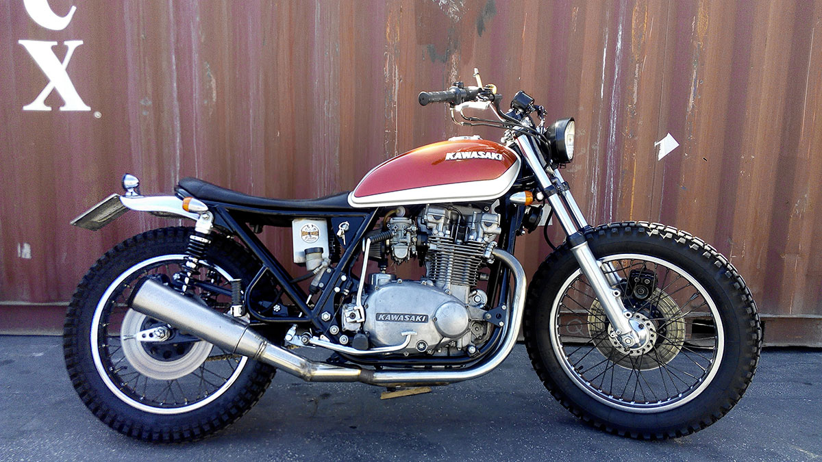 Kawasaki Z750 brat tracker