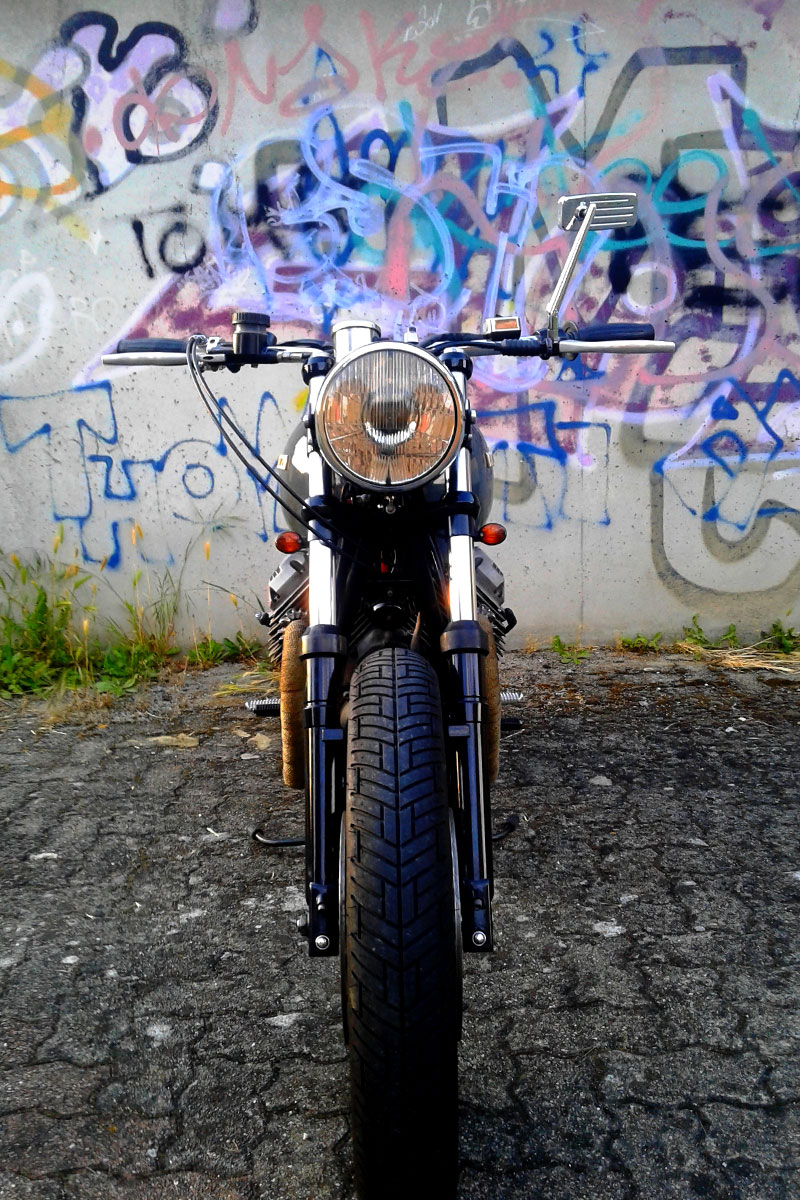 Moto Guzzi V35 brat style Moto Guzzi V35 brat style