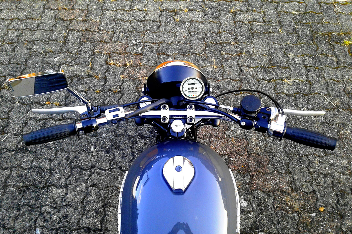 manubrio drag bar Moto Guzzi V35