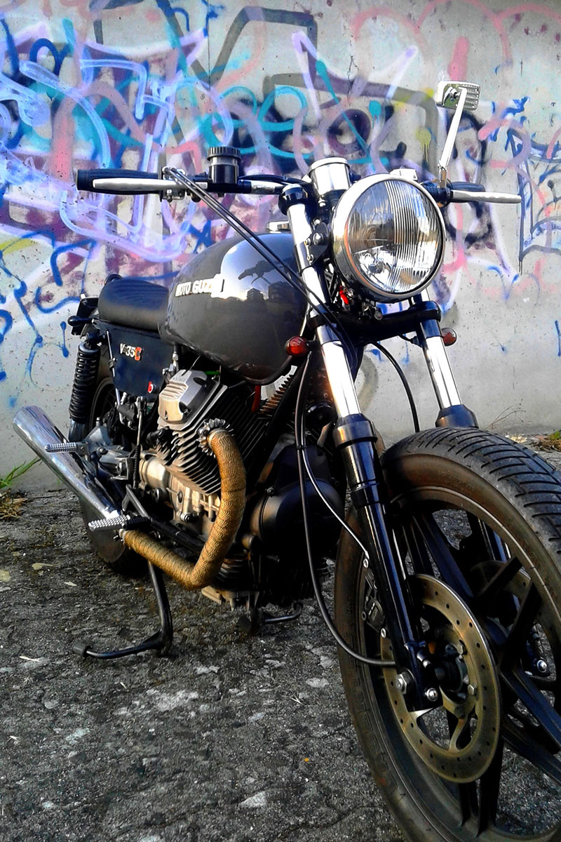 Sostegni faro frecce Moto Guzzi V50 sostegni faro frecce moto guzzi v50