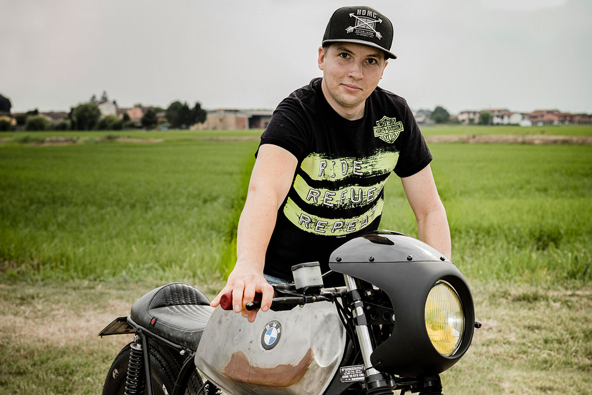 BMW R 45 brat café racer