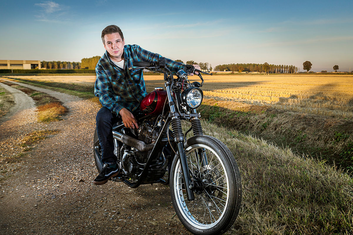 Suzuki DR650 bobber-chopper