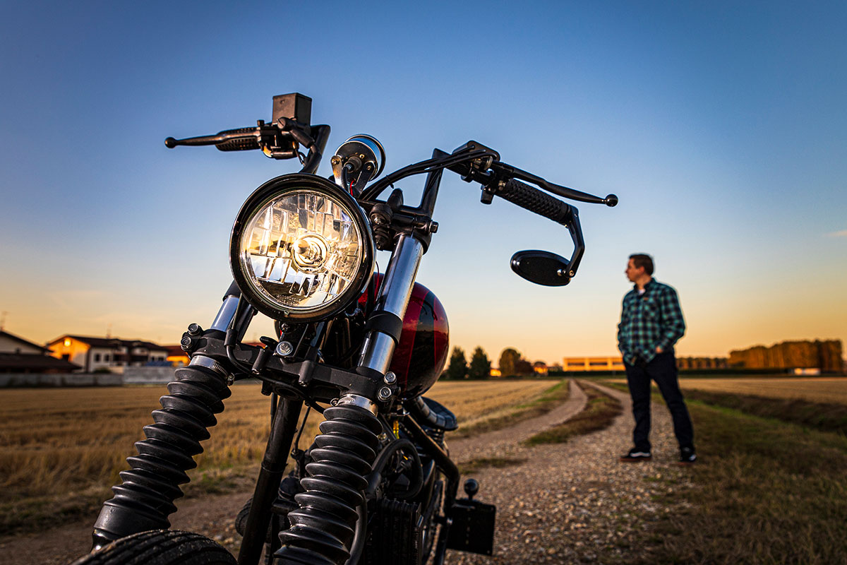 Faro anteriore Drag Specialties bobber-chopper