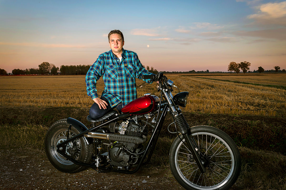 Suzuki old school rigid bobber-chopper