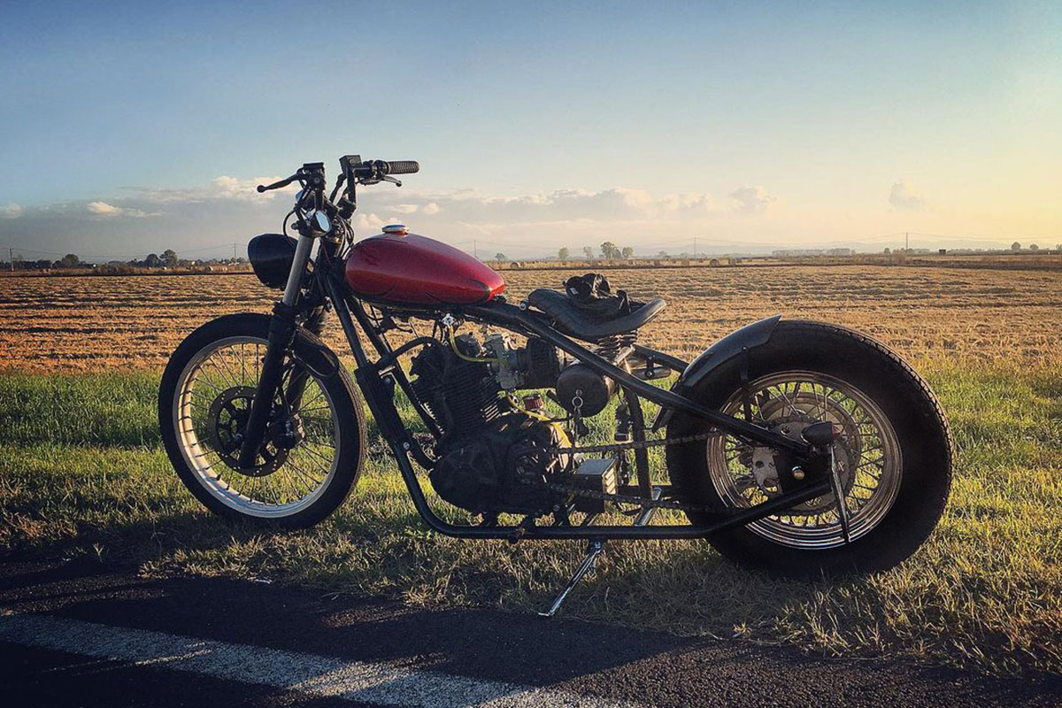Bobber-chopper a telaio rigido