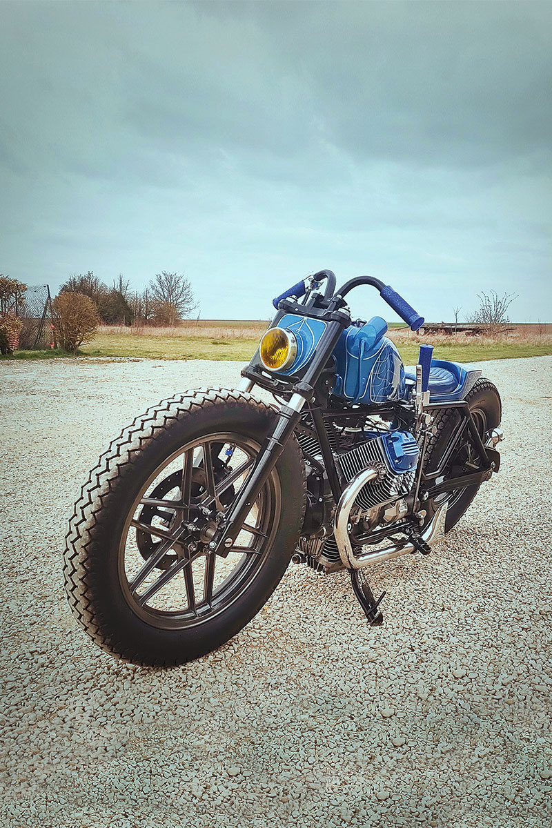 Moto Guzzi brat bobber hand clutch suicide shifter Moto Guzzi brat bobber hand clutch suicide shifter