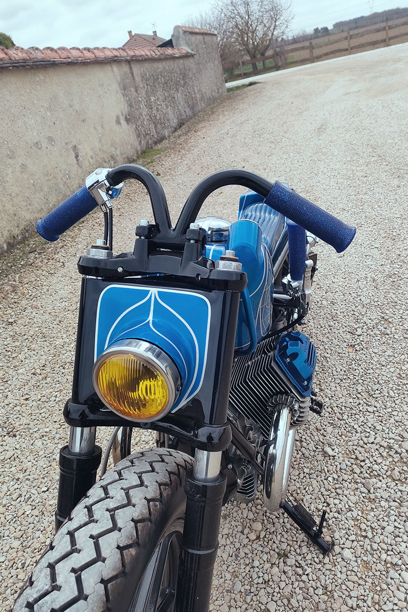 Manubrio brat bobber fatto in casa Manubrio brat bobber fatto in casa