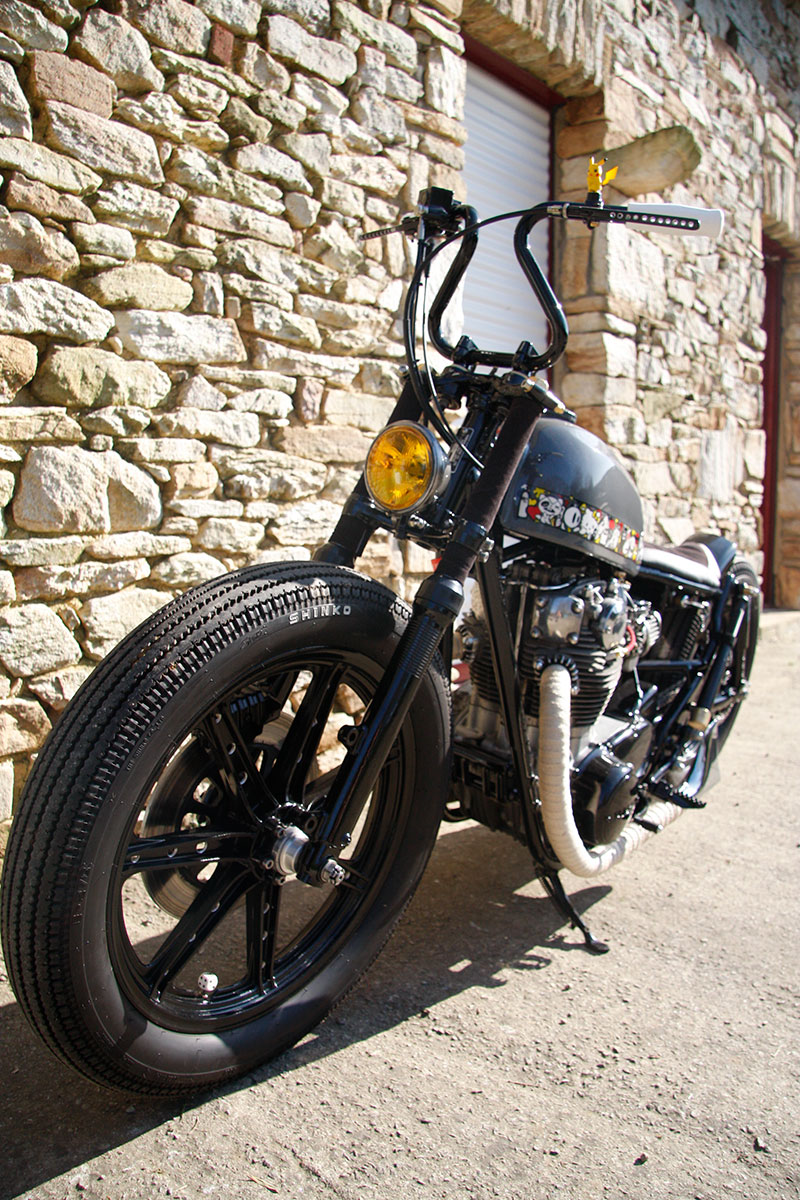 Pneumatici Shinko in stile vintage brat bobber